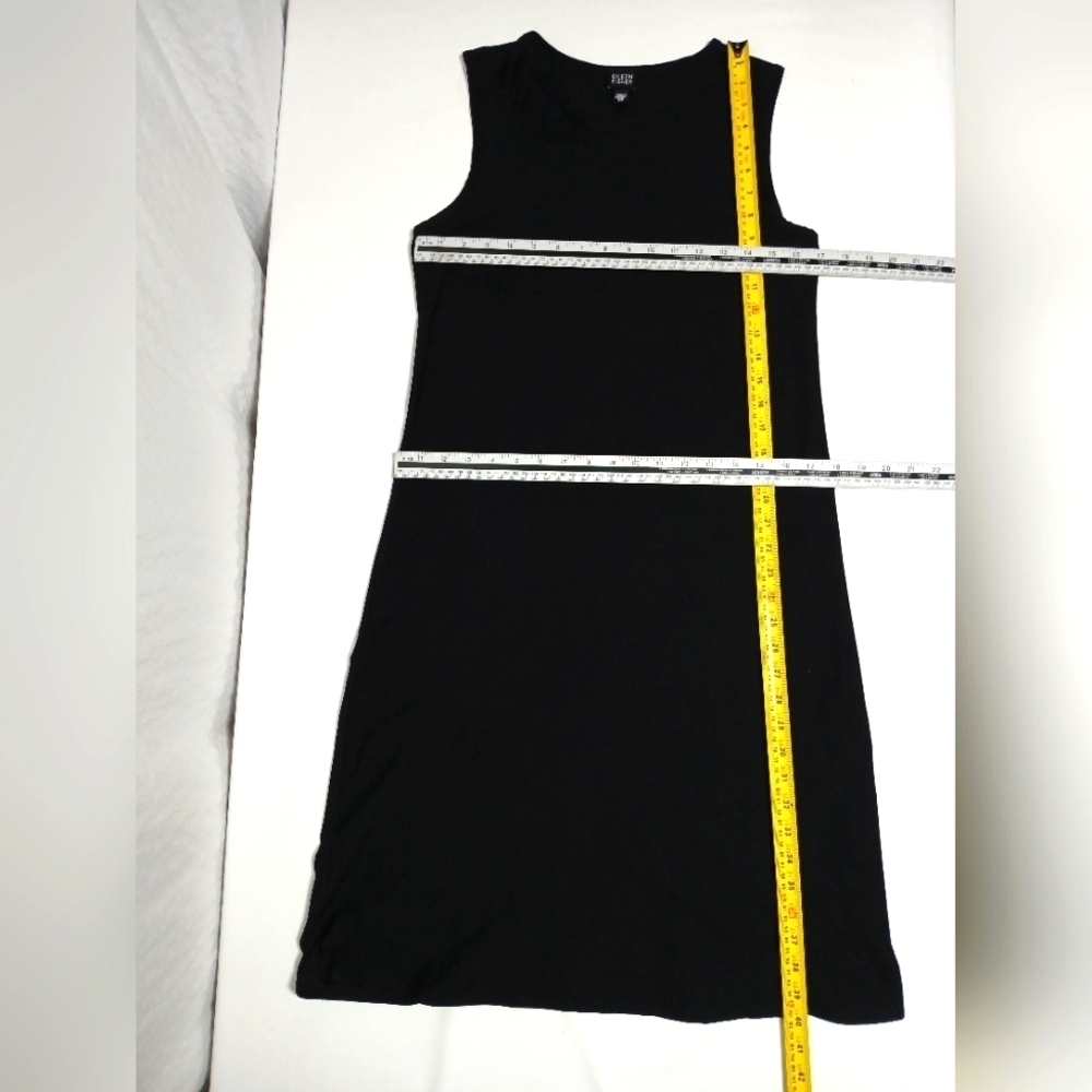 Eileen Fisher Sleeveless Viscose Midi Dress. Size XS - Picture 3 of 8